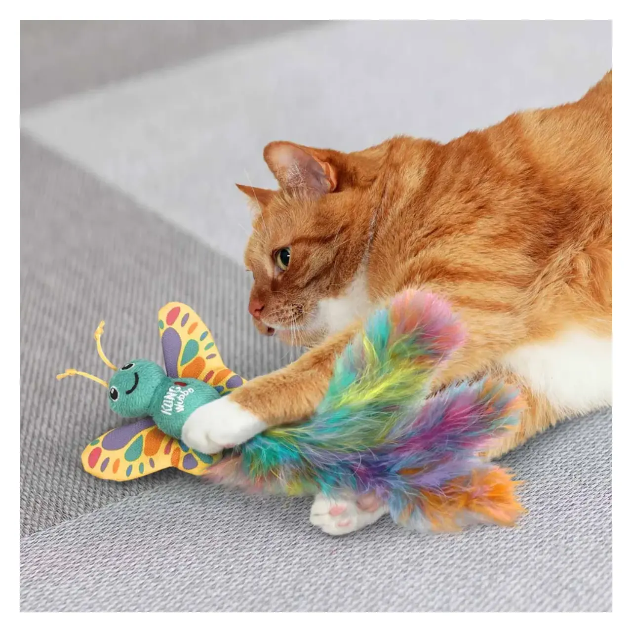 KONG Cat Wubba Butterfly kattelegetøj